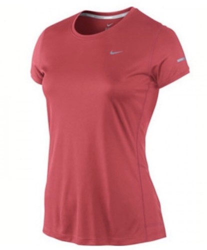 Nike Damen Dri-Fit Laufshirt 519829 665 Größe XL KOSTENLOSER VERSAND neu mit Etikett PINK - Bild 4 von 7