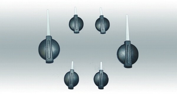 Custom Gauge Cluster Pointer Needle Set Black White GM Trucks SUVs 2007-13 New