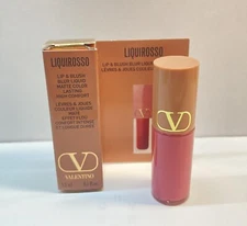 Valentino Liquirosso Lip & Blush Blur Liquid Lipstick 109R Catch Me If You Can
