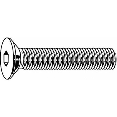 Zoro Select M07400.160.0050 M16-2.00 Socket Head Cap Screw, Black Oxide Steel,