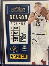 Nikola Jokic 2020-21 Panini Contenders Season Ticket #96 Denver Nuggets MVP