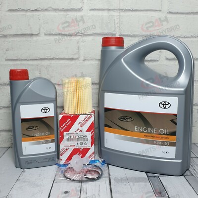 GENUINE TOYOTA RAV4 INTERMEDIATE SERVICE KIT ALA40 5W30 PREMIUM OIL & OIL FILTER