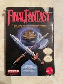 Final Fantasy (Nintendo NES, 1990) CIB Complete W/ Map TESTED