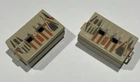 Star Wars/Gi Joe Accessories: 2 TRUNKS/CRATES/BOXES W/LIDS Loose
