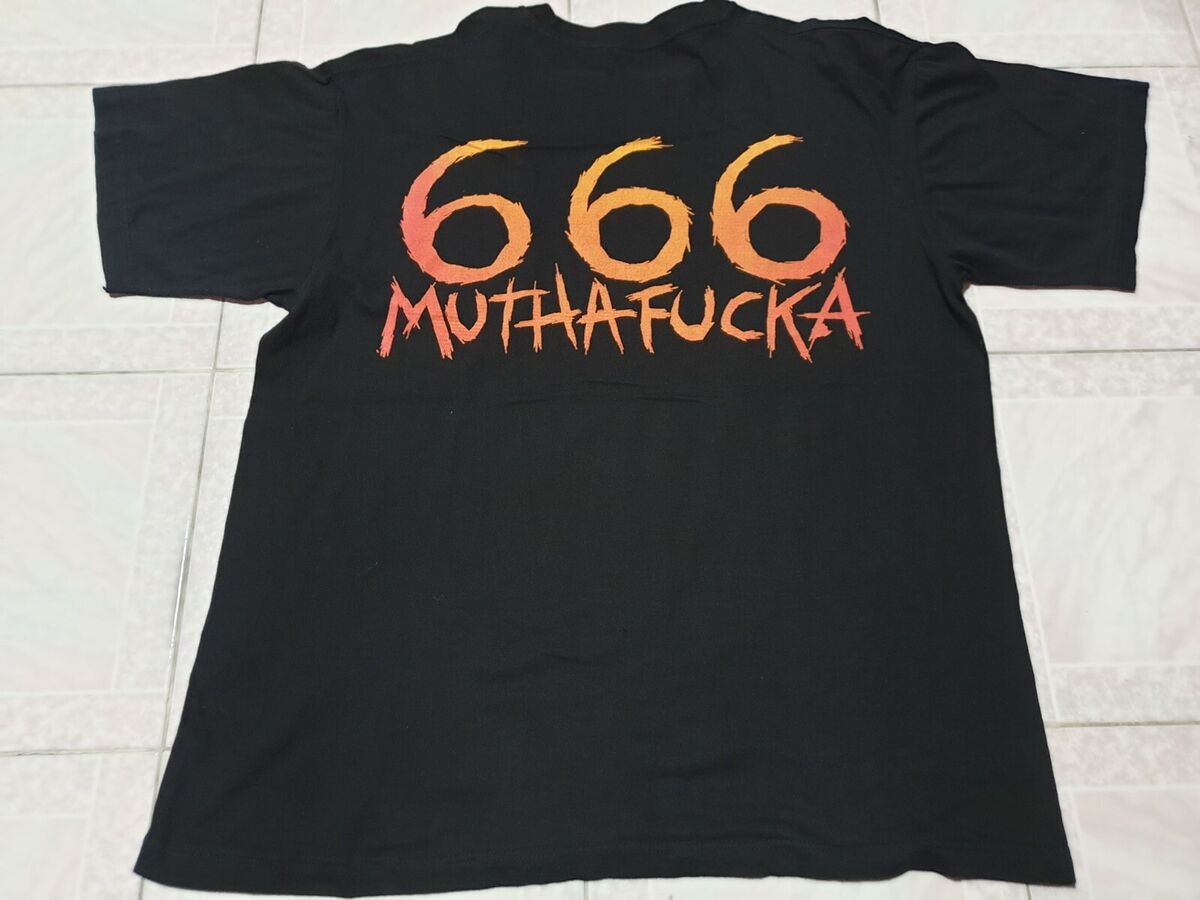 rare vintage 90s White Zombie 1996 “666 Muthafucka” T-shirt rare vintage 90s White Zombie 1996 “666 Muthafucka” T-shirt