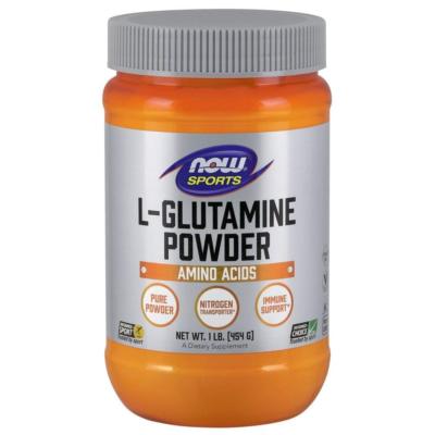 NOW FOODS, L-GLUTAMINE, Immunsystems-Unterstützen Pulver 454g SUPER PREIS