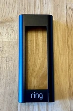 Ring Video Doorbell Pro  Factory Face Plate COVER  ONLY Black EUC