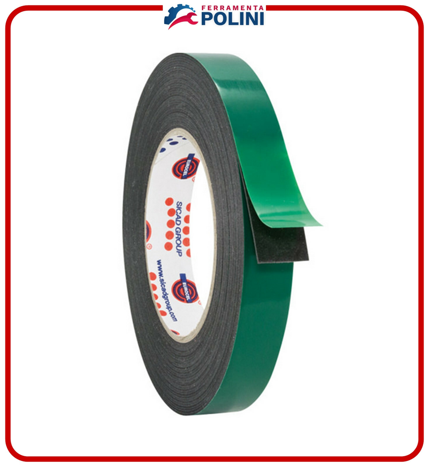 EUROCEL NASTRO BIADESIVO 12mmX10m IN SCHIUMA PER AUTORIPARAZIONI CARROZZERIA