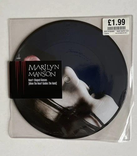 Marilyn Manson Heart Shaped Glasses Limited Edition Picture Disc 7"Single Vinyl.