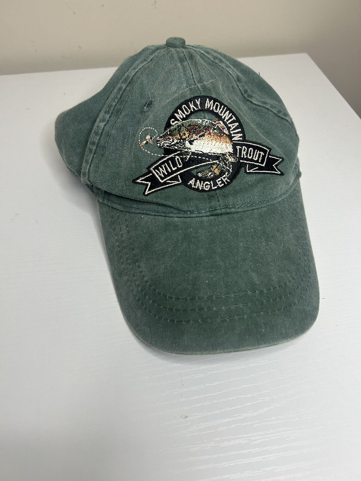 Smoky Mountains Hat Cap Adjustable wild Trout Alger 100% Cotton