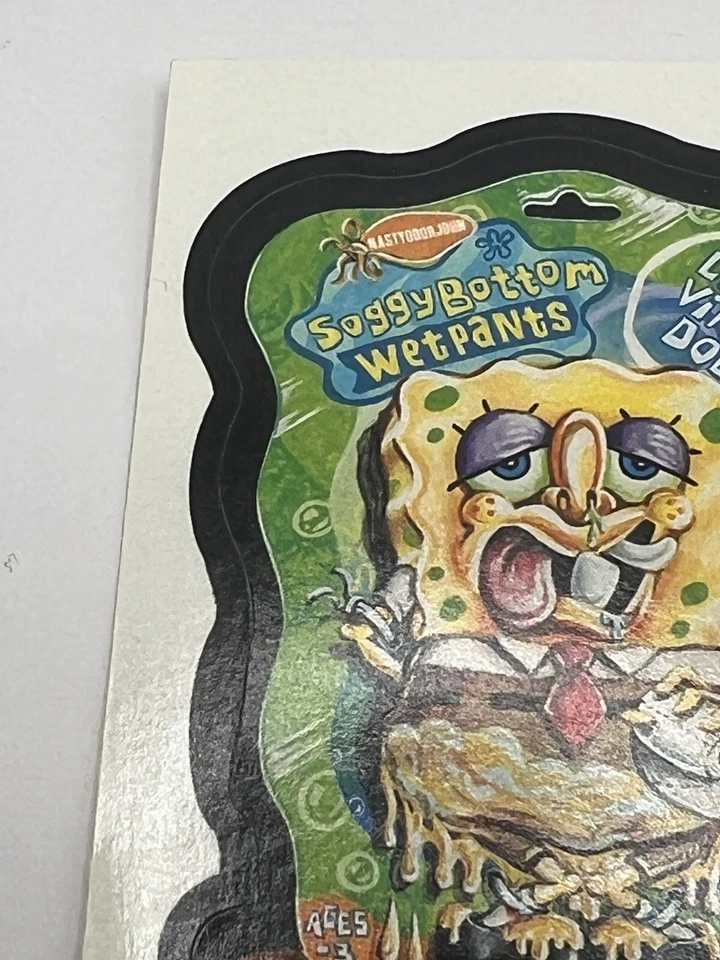 Tarjeta adhesiva Topps Wacky Packages SoggyBottom WetPants 2005 serie 42 2 Foto 3 de 4