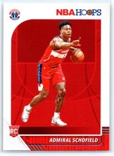 2019-20 Panini NBA Hoops - #231 Admiral Schofield (RC) Wizards