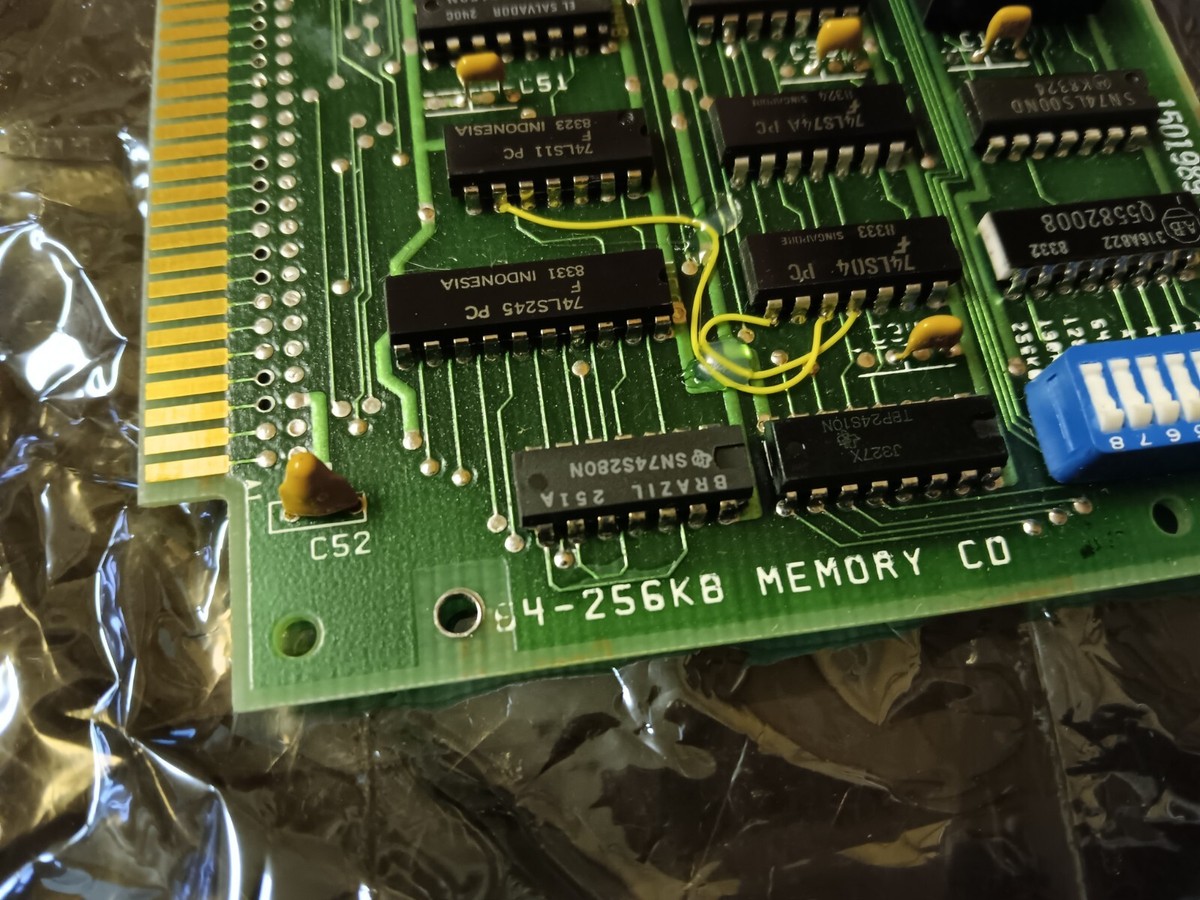 IBM 256kB ISA 8bit Memory Extender Card. Good In 1989! | eBay