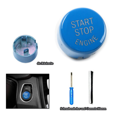 Start-Stopp-Knopf blau für BMW F10 F12 F20 F22 F30 F31 F32 F33 F25
