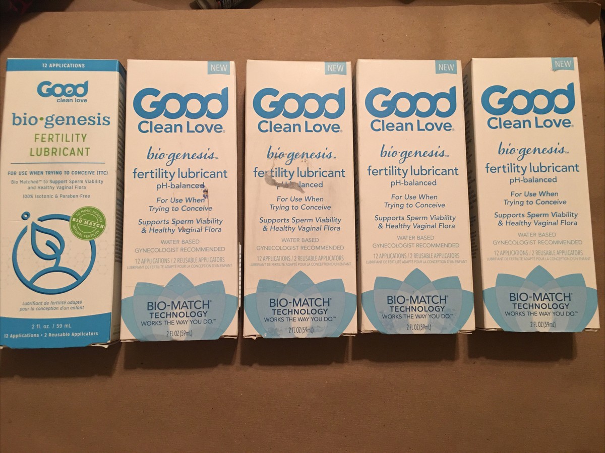 5 pcs good bio genesis fertility lubricant 2. fl oz