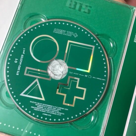 BTS 3rd Muster Army Zip + Official DVD Full Set 3 Disc + BTS 3rd Muster Army Zip + Official DVD Full Set 3 Disc +