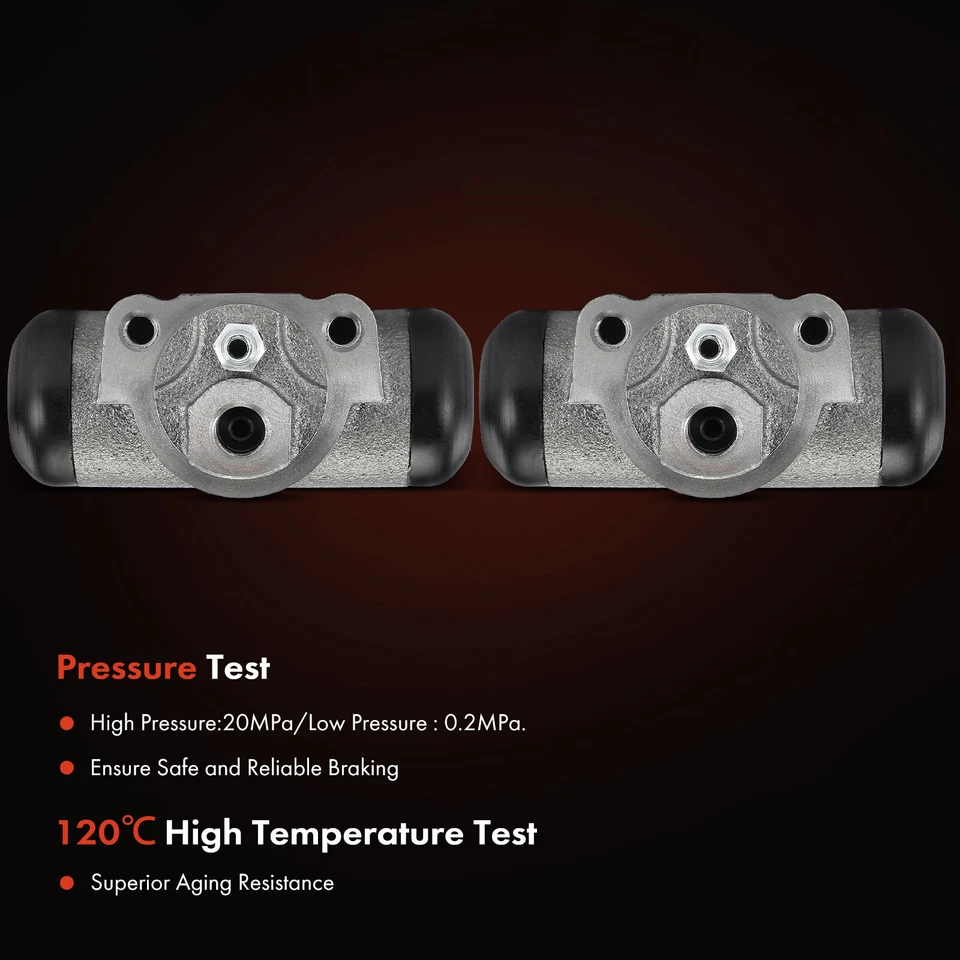 Cilindro de rueda de freno trasero izquierdo y derecho 2 piezas para Ford Falcon AMC Gremlin Mercury Comet Foto 4 de 4