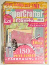 BRAND NEW Papercrafter Magazine and 150 Piece Bumper Card Kit