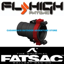 FATSAC W741 1 1/8" STRAIGHT FLOW-RITE QUICK CONNECT FITTING FLY HIGH USE W/ W743