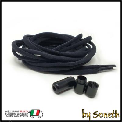 Lacci Elastici Lacci Scarpe Elastici Senza Nodo - 2 Paia Con Fibbia Metallica, Adatti A Tutte Le Scarpe Uomo Donna Chiusura Rapida Metallo - Foto 13