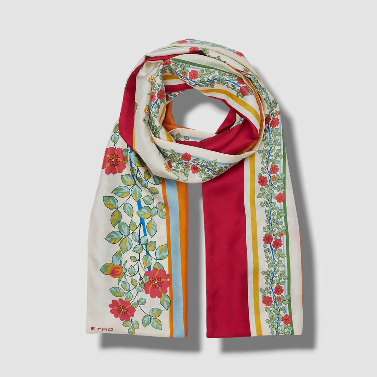 スカーフ Etro Scarves Red ETRO(エトロ) ペイズリースカーフ レッド｜【公式】カインドオル