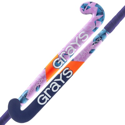 2024/25 Grau Aftershock UB MC Lila Holz Hockeyschläger Größe 36,5L - Kostenloser Versand