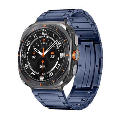 Luxury Titanium/Stainless Steel Strap Band for Samsung Galaxy Watch Ultra 47mm