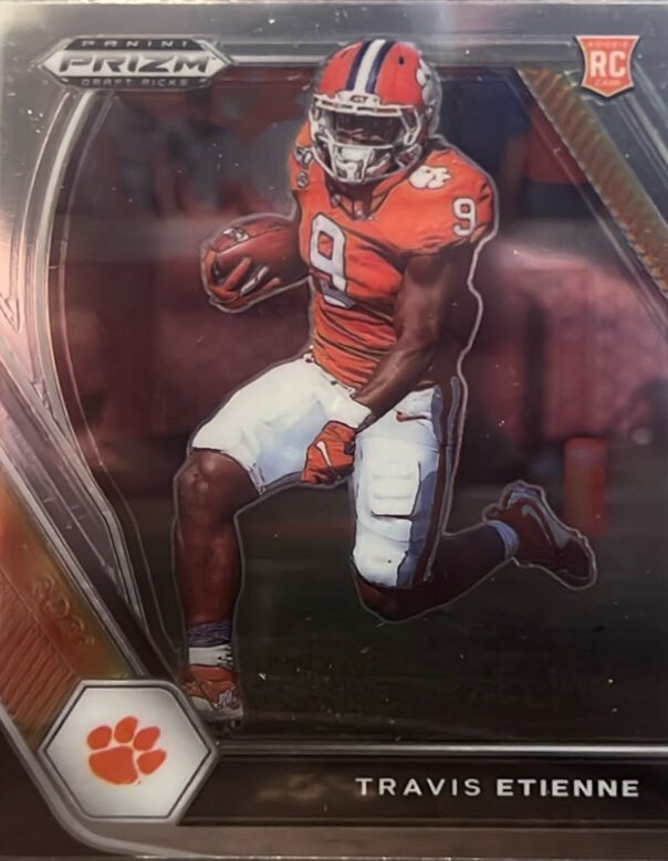 2021 Panini Prizm Draft Picks Collegiate #107 Travis Etienne Jr.