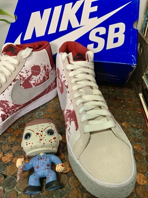 🔪🩸NEW 2009 NIKE SB “BLOOD SPATTER” DEXTER BLAZERS SZ 10 RARE