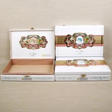 Lot of 3 My Father Cigars Torpedo Le Bijou Wood Cigar Box 10.5" x 7.25" x 2.25"