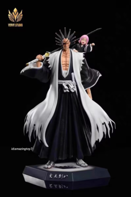 Verve Studio Bleach Zaraki Kenpachi Kusajishi Yachiru Resin Statue