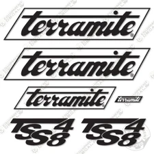 Fits Terramite TSS48 Decal Kit Street Sweeper Equipment Decals - 3M VINYL!