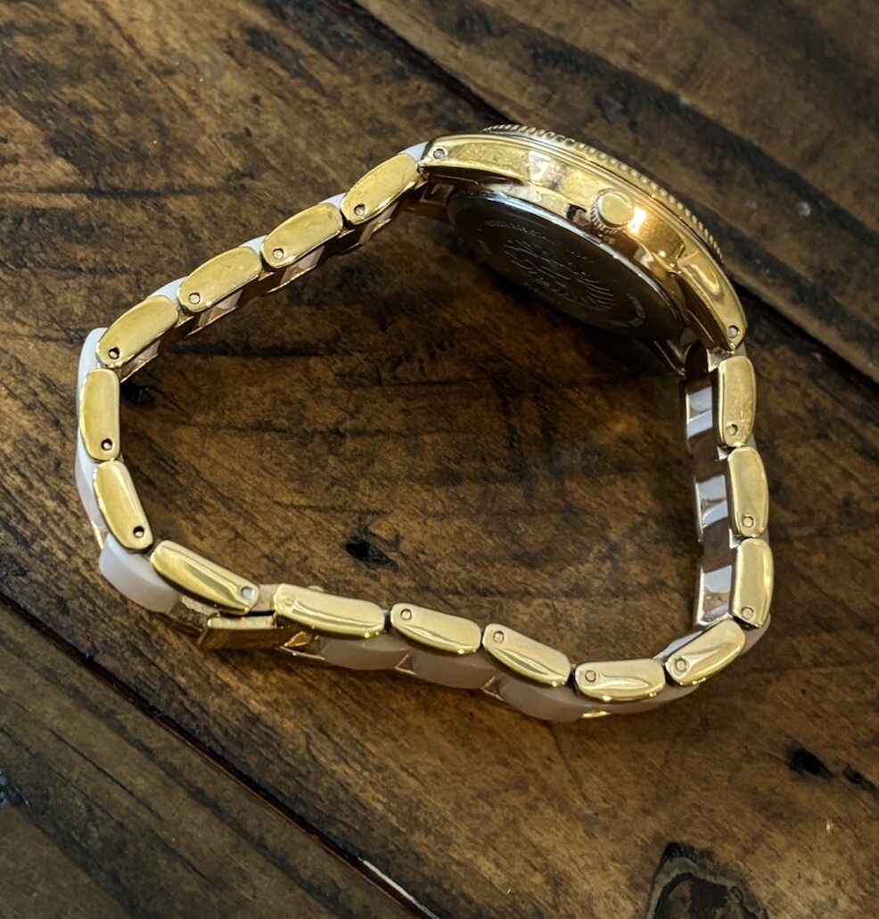 Women Watch Anne Klein Resin Bracelet Mineral Crystal Lens  display picture 1