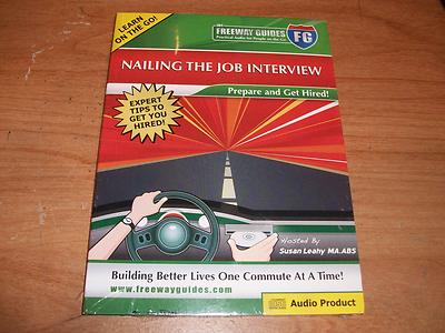 Nailing the Job Interview Prepare & Get Hired! by Susan Leahy (2007, Audio CD)