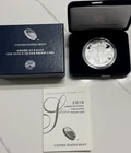 2019 W 1 oz PROOF .999 Silver American Eagle w/OGP & COA