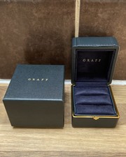 GRAFF Double Ring Box Jewellery Presentation Display Case With Outer Box