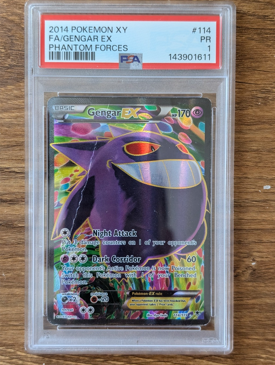 Gengar EX (114 Full Art) 114/119 XY - Phantom Forces Holo for sale