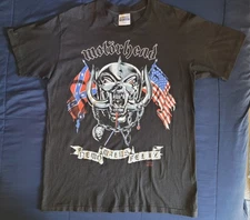 Motorhead Vintage 1991 US Tour Shirt America VINTAGE ORIGINAL FROM 7-14-91 SHOW