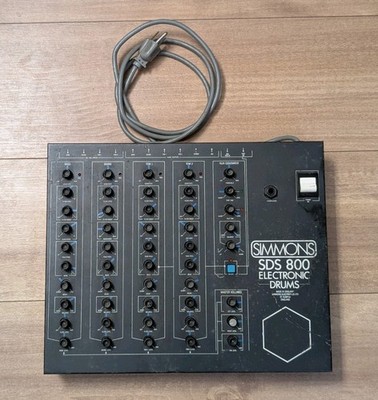 Simmons SDS 800 4-Channel Drum Sound Module 1986 - Working, Read Description