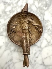 Vintage United Brass Works Jester Ashtray Dish 7&rdquo;
