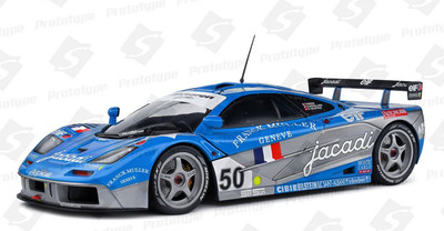 SOLIDO - 1995 Le Mans 24 Hours Car No. 50 - McLAREN F1 GTR Short Tail Blue -...