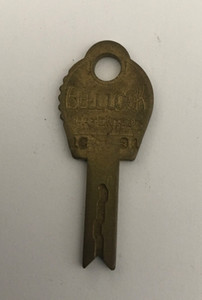 Original Coin Slot Machine Key BELLOCK 1C 91