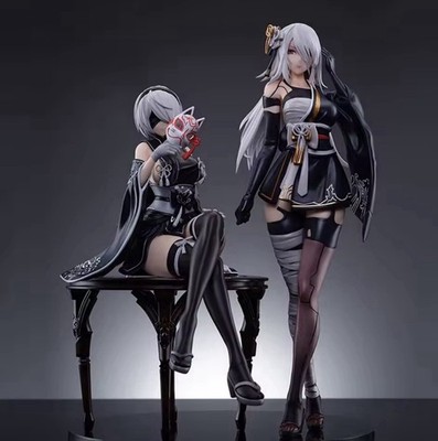 kny27049#59 NieR A2 フィギュア 2種セット NIER:AUTOMATA A2 (YORHA TYPE A NO. 2) [DELUXE VERSION] BY FLARE