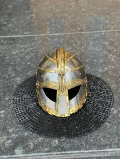 Viking Vendel Helmet Chainmail Steel Norse Armor LARP Cosplay Reenactment