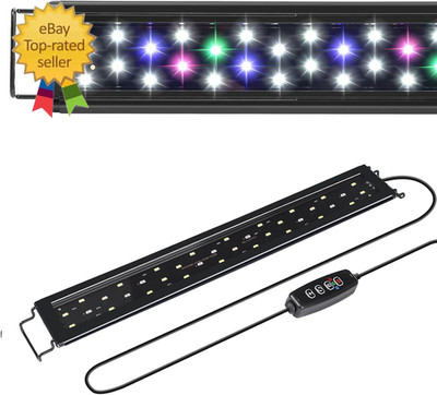 LED Aquarium Light for 12 Inch Fish Tank, Auto on off with Timer, Full Spectrum