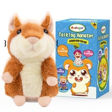 Toys Talking Hamster Repeats What You Say, Toys for 2 3 4 5 6 7 8 Year Old Gi...