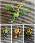 Vtg Teenage Mutant Ninja Turtles Playmates Tubular Pterodactyl Cave Mike Leo Don