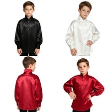 Boys Top Show Shirt Theme Party Waistcoat Carnival Jackets Proms Blazer Kids