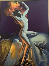 Rolf Armstrong Pin-up “Arabian Nights” Art Deco c. 1920 Illustration Print