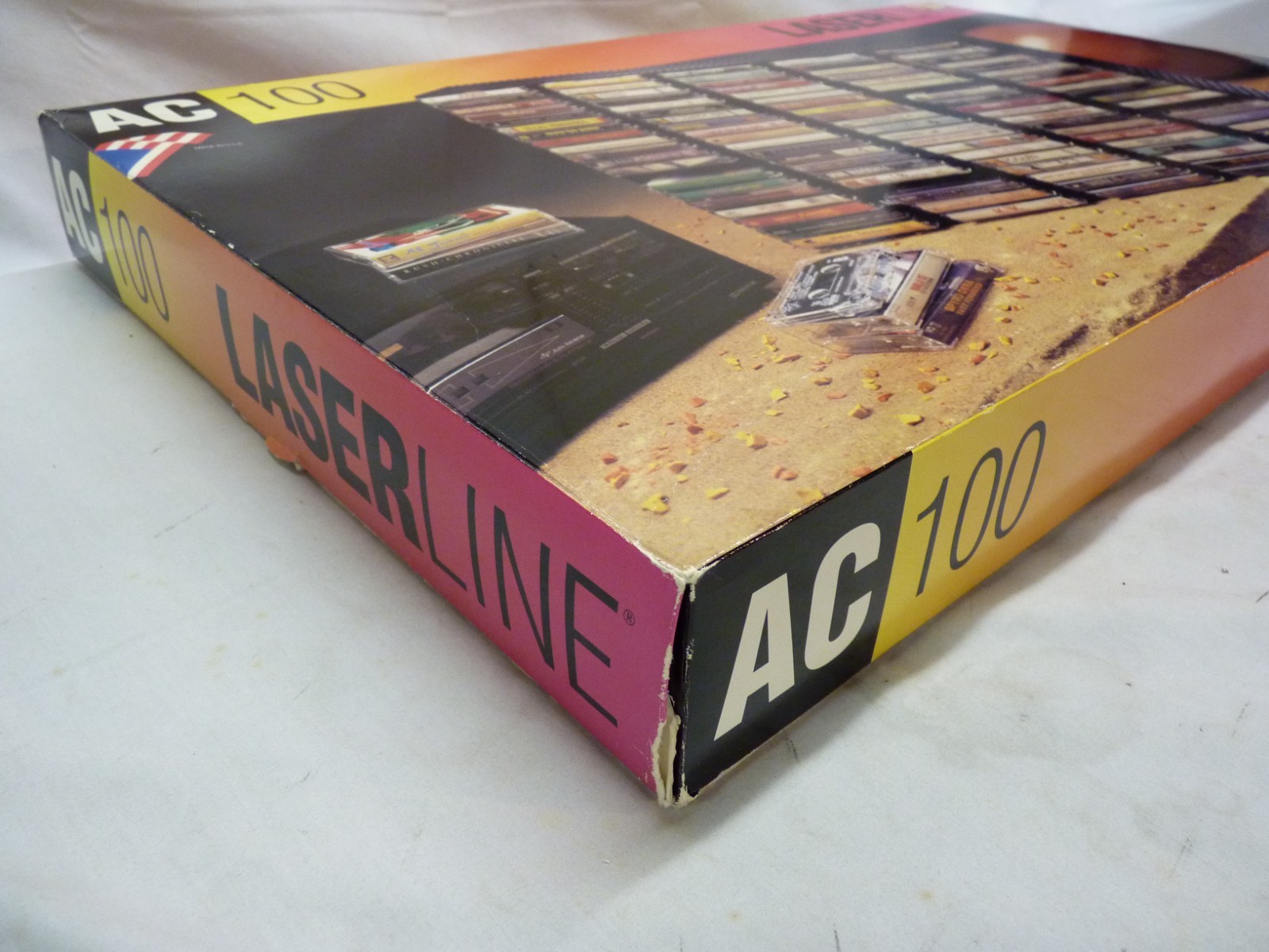 LASERLINE AC100 Audio Cassette Storage Rack NEW NEVER USED IN BOX Fast Shipping